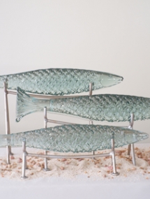 BG-312B_Barracuda fish on metal stand